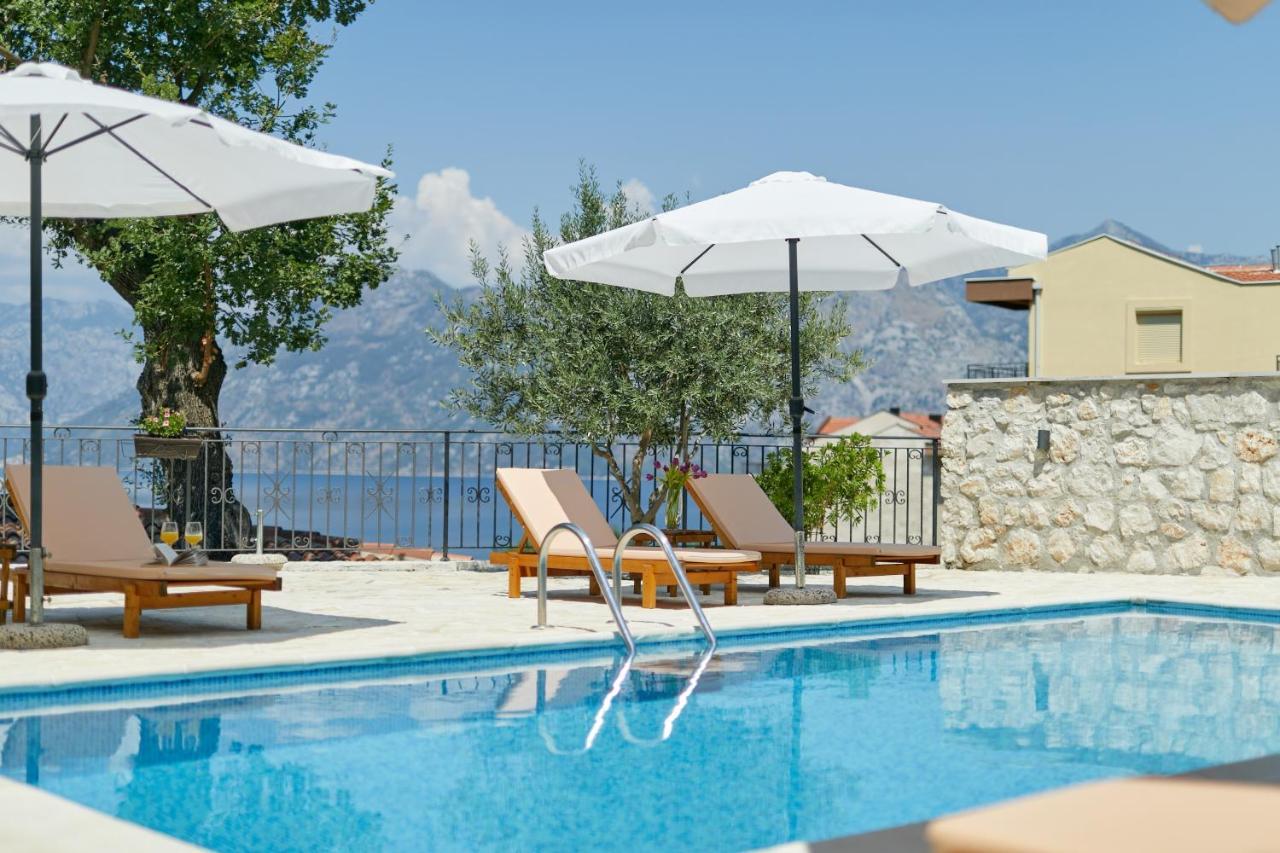Our Sunset Apartments With Pool And Sea View Kotor Exteriér fotografie